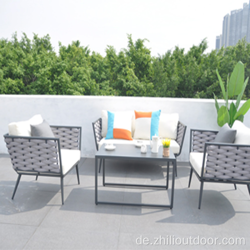 Moderne Gartenmöbel Aluminiumgarten-Sofa-Set